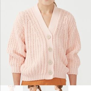 Babaa cardigan petal plum kids 8/Adult XXS